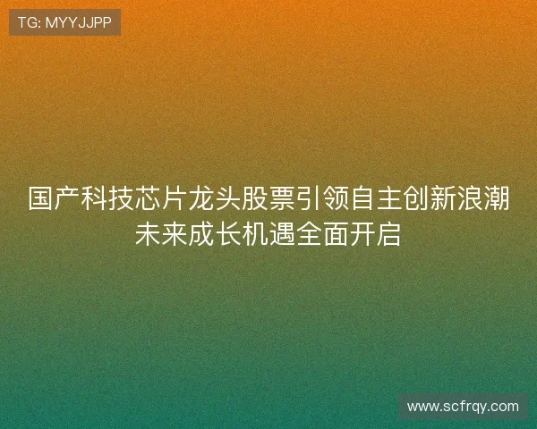 国产科技芯片龙头股票引领自主创新浪潮未来成长机遇全面开启